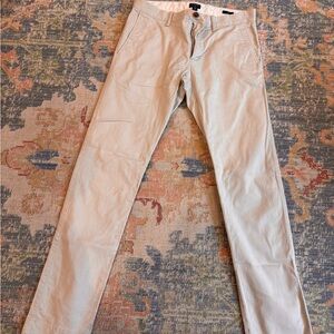 J. Crew Men's Light Gray Chinos
